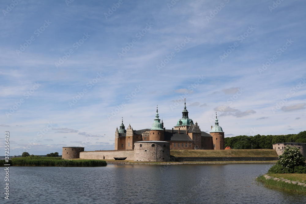 The Castle of Kalmar in summer in Sweden