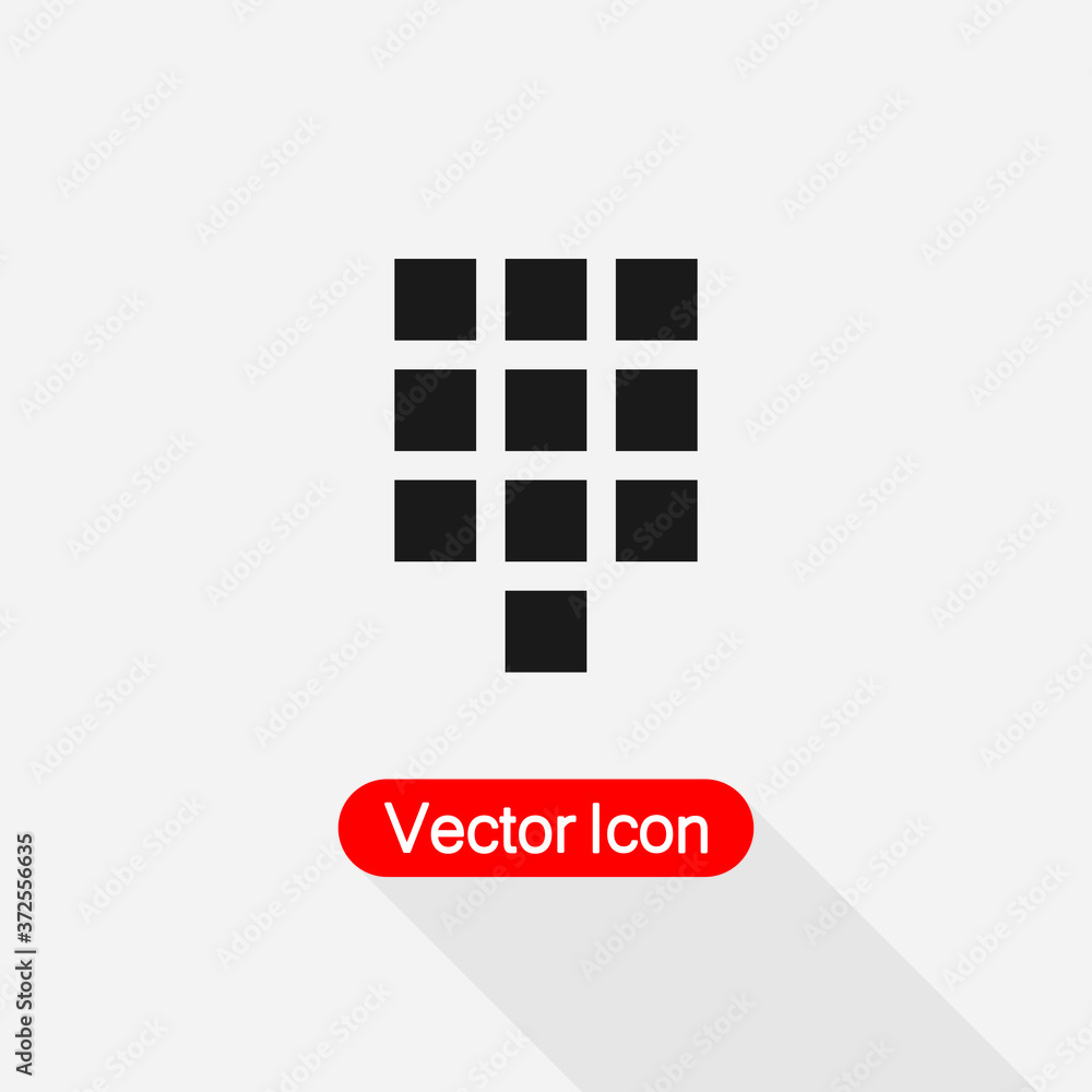 Numeric Keypad Icon Vector Illustration Eps10
