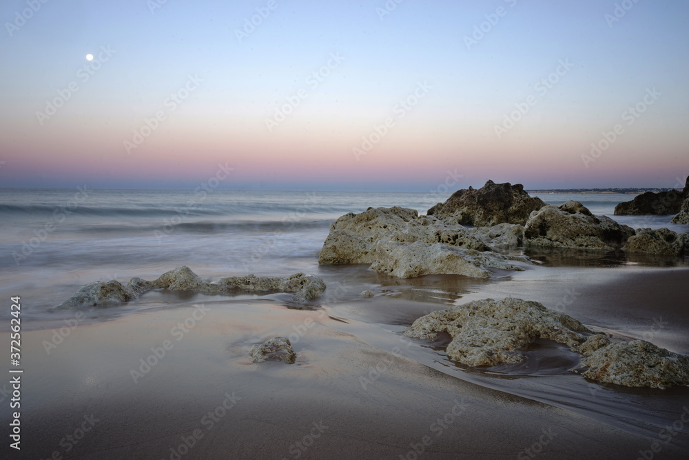 beach at sunrise