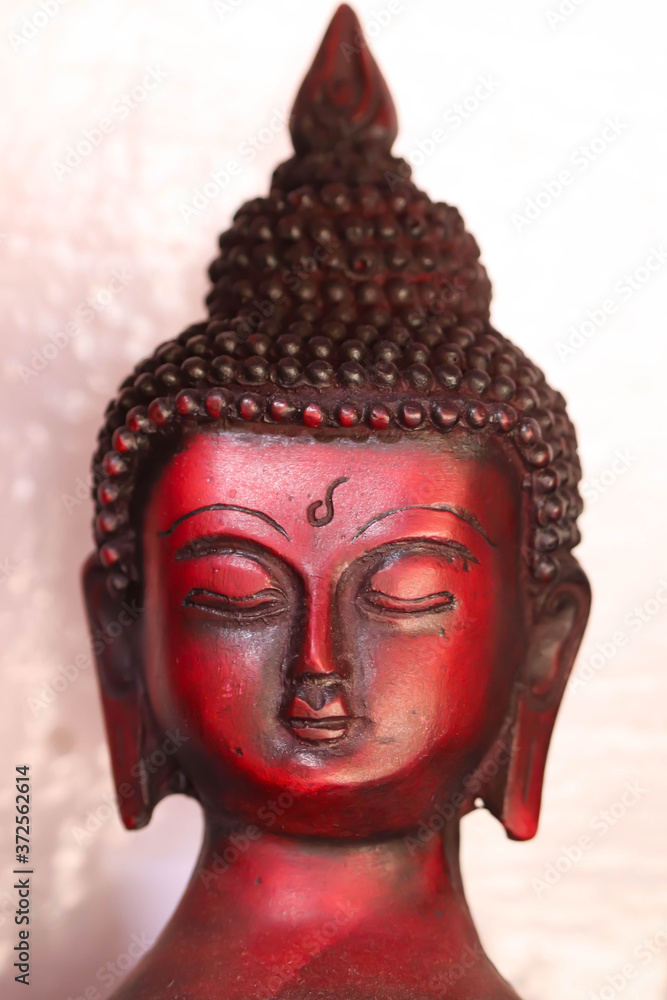 Modern Colorful Beautiful Art Sculpture Statue Of Spiritual Bodhisattva Buddha An Amulets Of Buddhism Religion Sitting In Meditation Carved From Sandstone Or Granite Rock And Earthenware Mud Modern Colorful Beautiful Art Sculpture Statue Of Spiritual Bodhisattva Buddha An Amulets Of Buddhism Religion Sitting In Meditation Carved From Sandstone Or Granite Rock And Earthenware Mud
