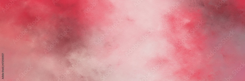 amazing abstract painting background graphic with pale violet red, baby pink and moderate red colors and space for text or image. can be used as horizontal background texture