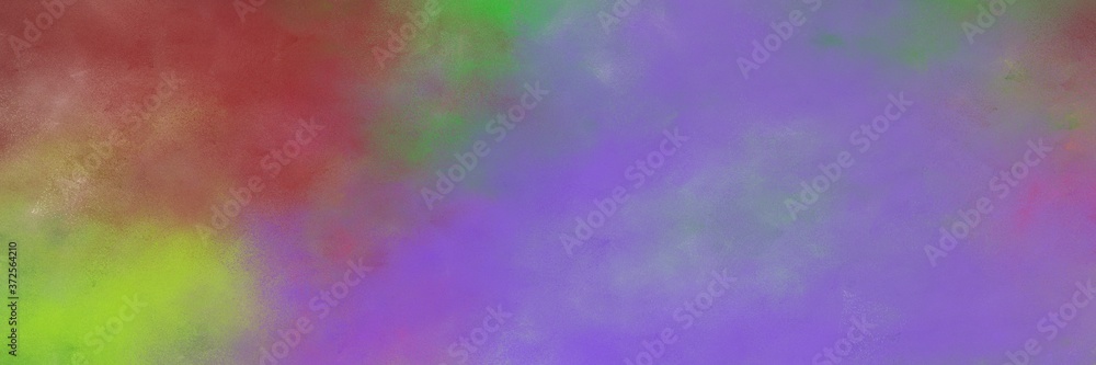 awesome vintage abstract painted background with medium purple and pastel brown colors and space for text or image. can be used as horizontal header or banner orientation
