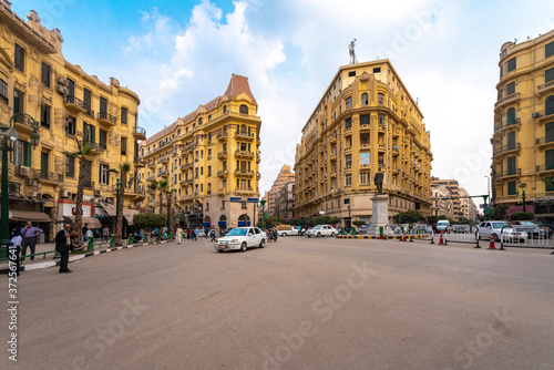 Egypt, Cairo, Old buildings in Talaat Harb Square photo