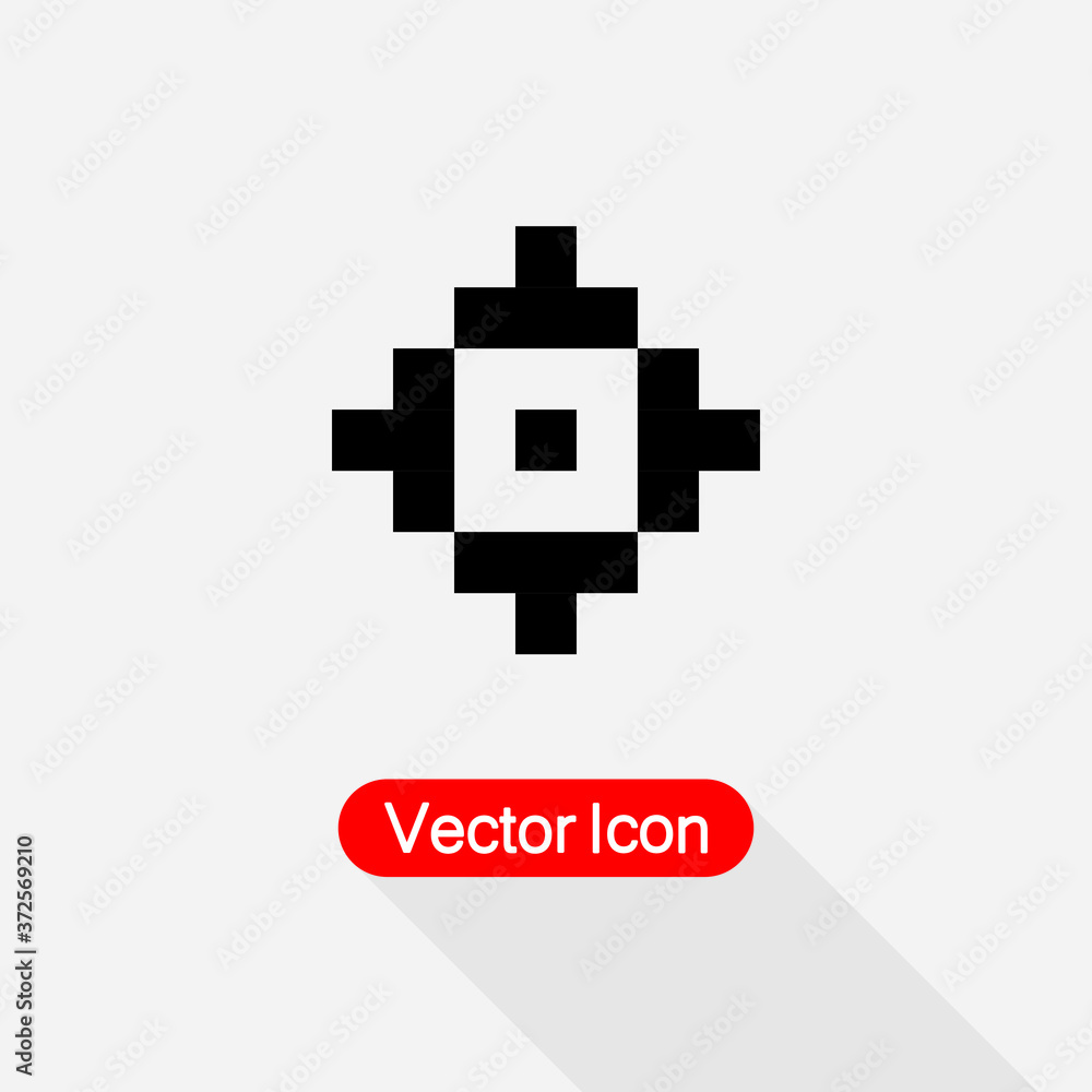 Pixel Snowflake Icon Vector Illustration Eps10 Pixel Snowflake Icon Vector Illustration Eps10