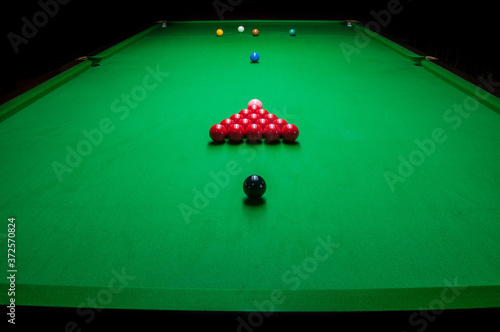 snooker table