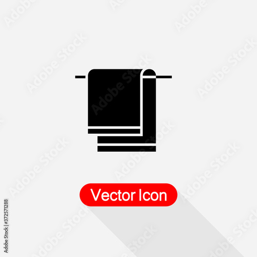 towel on top icon Vector Illustration Eps10
