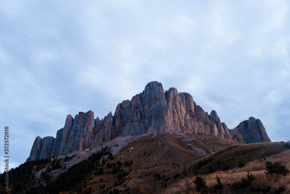 Bolshoy Tkhach landscape in the morning Bolshoy Tkhach landscape in the morning
