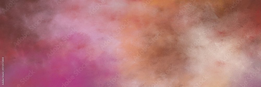 beautiful abstract painting background texture with rosy brown, old mauve and pastel gray colors and space for text or image. can be used as horizontal background texture