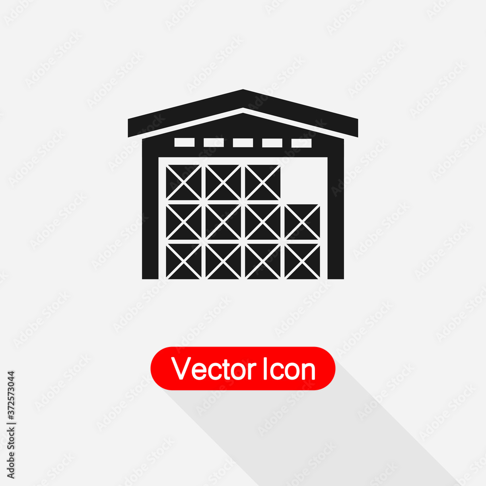 Warehouse Icon Vector Illustration Eps10 Warehouse Icon Vector Illustration Eps10