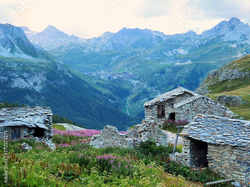 Canvastavla Tignes et parc national de la vanoise