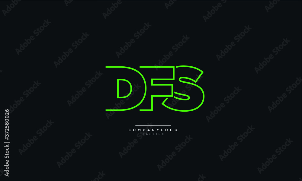 DFS Letter Business Logo Design Alphabet Icon Vector Symbol DFS Letter Business Logo Design Alphabet Icon Vector Symbol