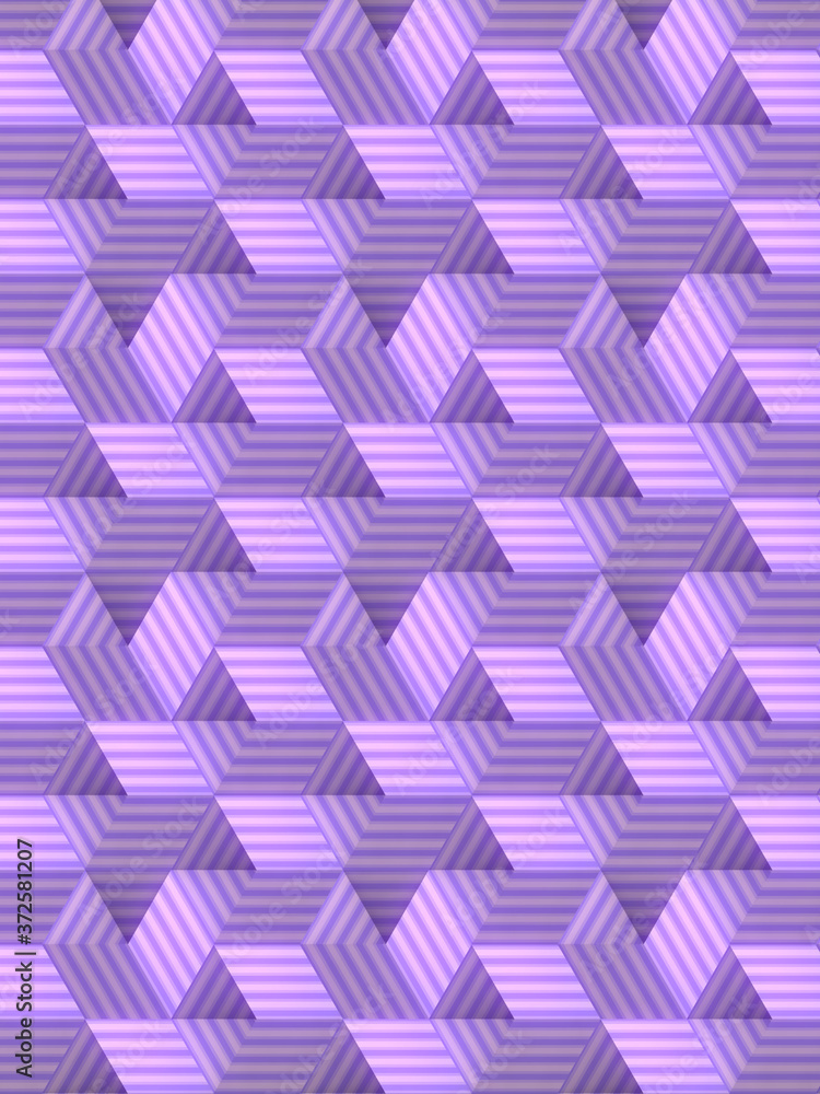 Pink colored striped boxes digital illustration background. 3d rendering Pink colored striped boxes digital illustration background. 3d rendering