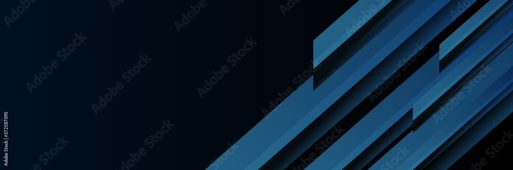 Bright navy blue dynamic abstract vector background with diagonal lines ...