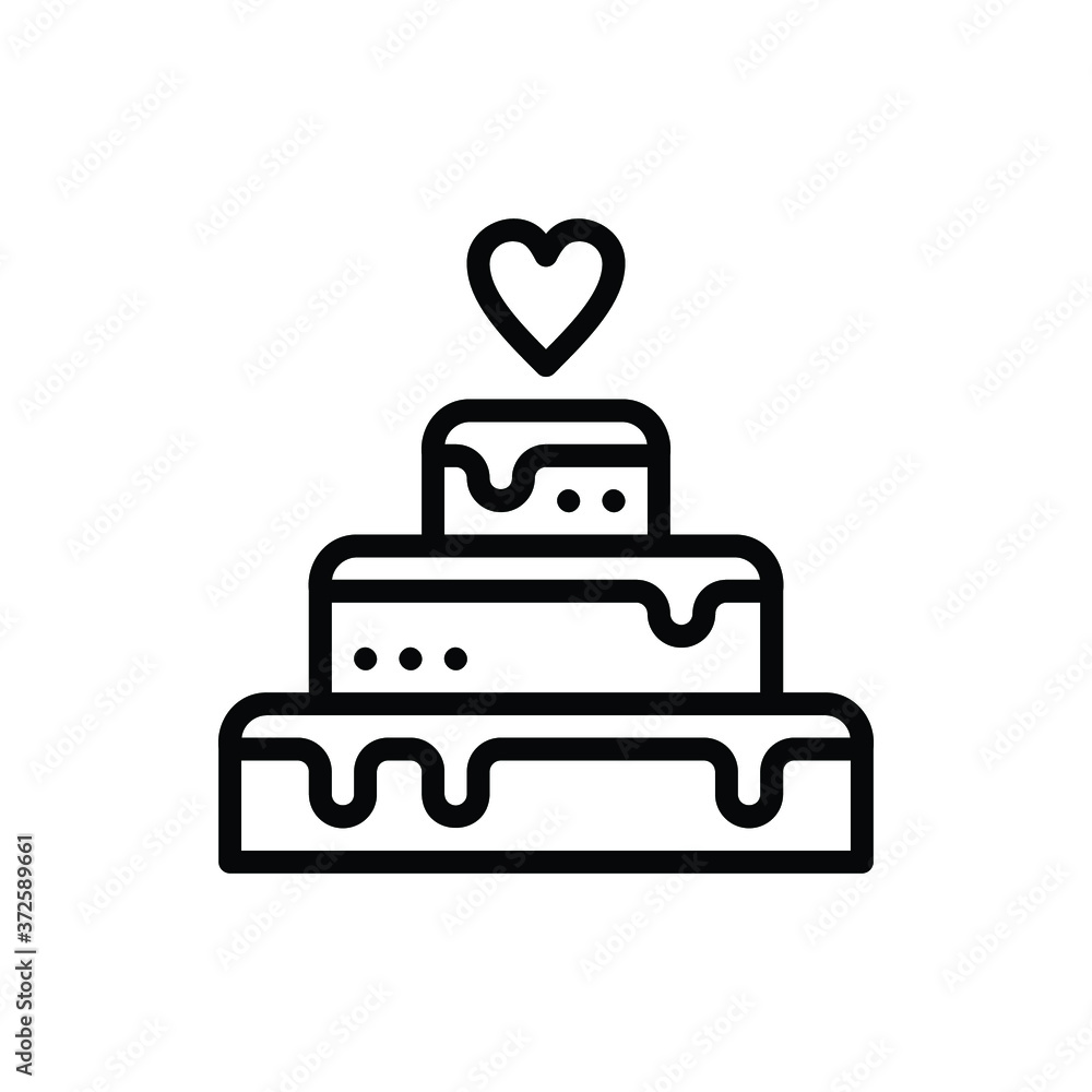 Wedding Cake Icon Logo Vector Isolated. Love and Wedding Icon Set. Editable Stroke and Pixel Perfect. Wedding Cake Icon Logo Vector Isolated. Love and Wedding Icon Set. Editable Stroke and Pixel Perfect.