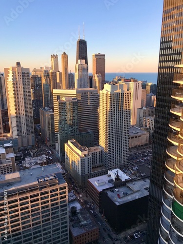Chicago Skyline from Penthouse