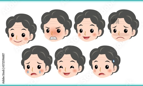 アクティブな年配の主婦