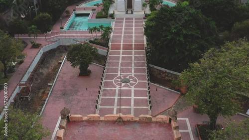 National pantheon where the remains of the fathers of the country are found, desolate because of the covid-19 photo