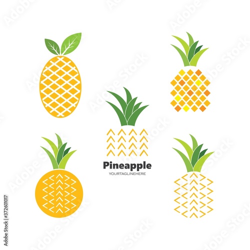 pineapple icon vector illustration design