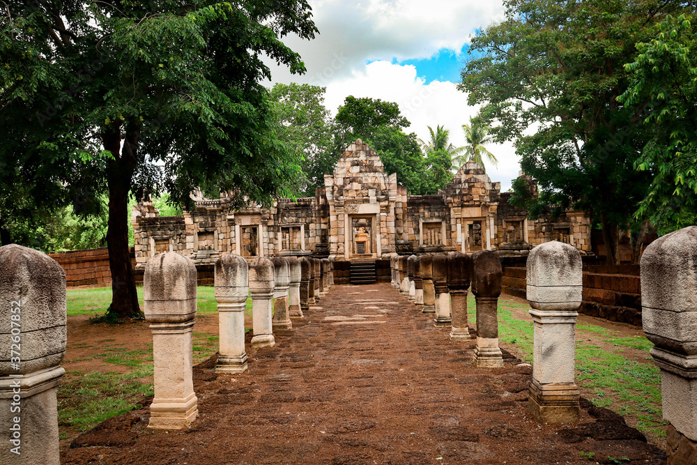 Prasat Sdok Kok Thom is a Khmer castle. It is a large and important archaeological site of Sa Kaeo Province