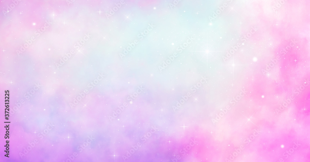 Dream Space galaxy background with shining stars and nebula, cosmos ...