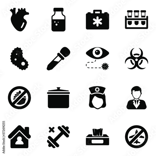 
Pack of Healthcare solid Icons 
