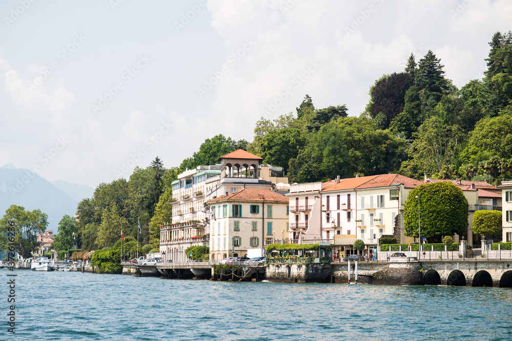 Scenic Sight in Cadenabbia (Griante) on Lake Como. Lombardy, Italy.