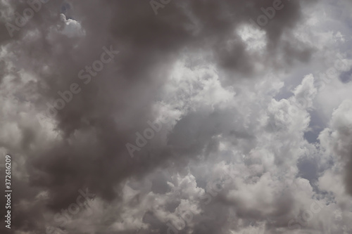 gray sky and clouds background