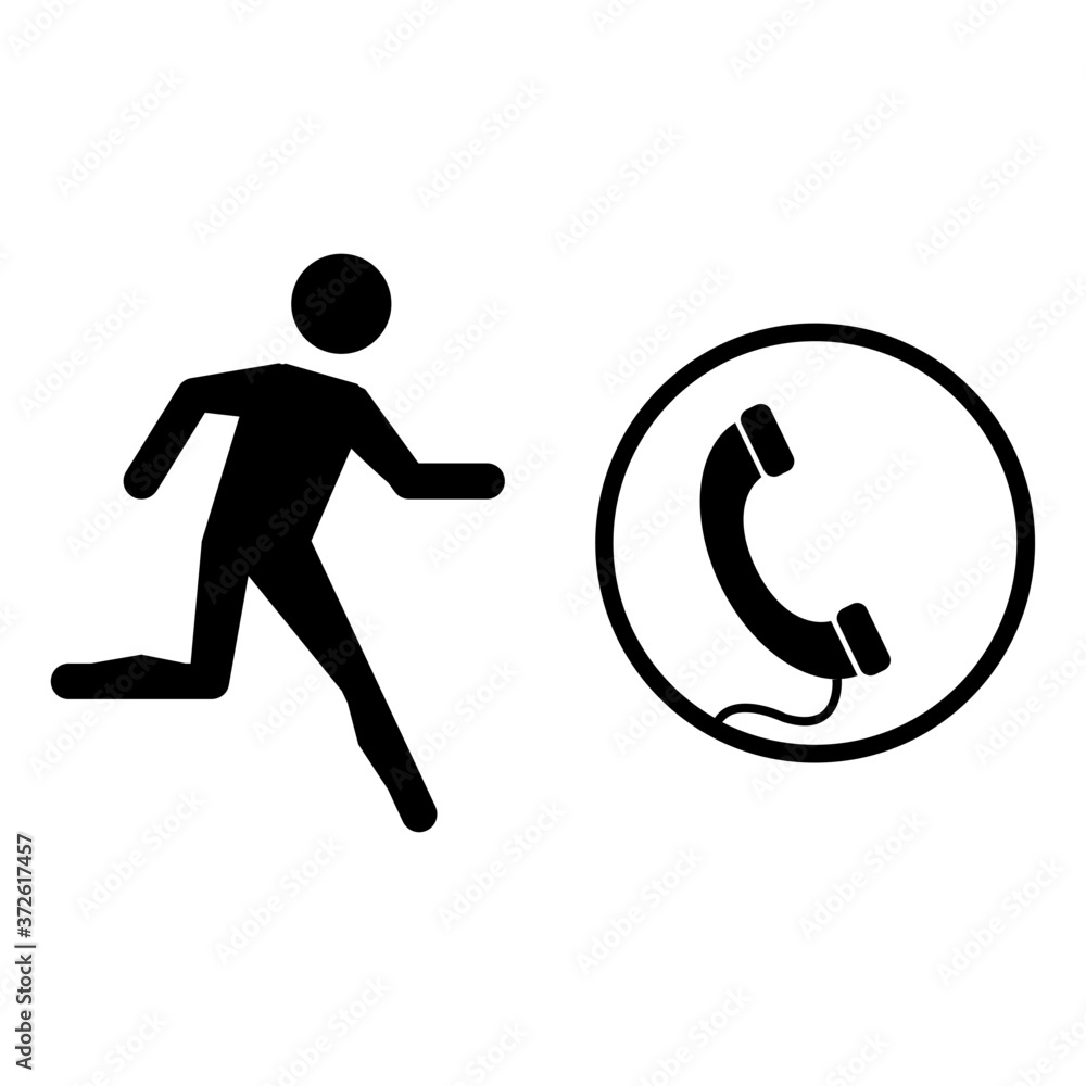 Emergency call icon Emergency call icon