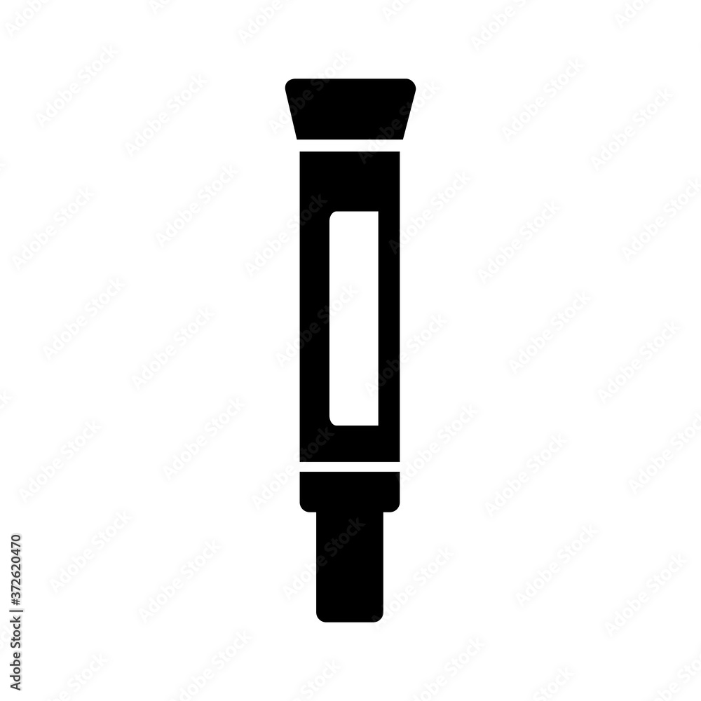 make up cream tube product silhouette style