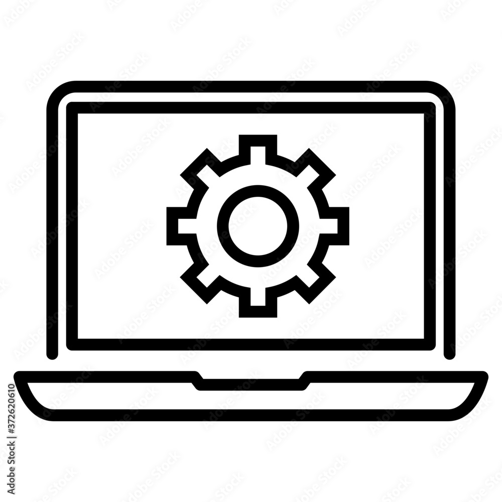 Computer technic icon Computer technic icon