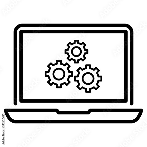 Computer technic icon