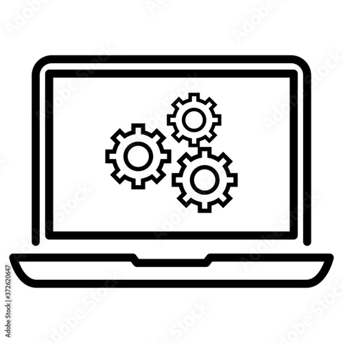 Computer technic icon