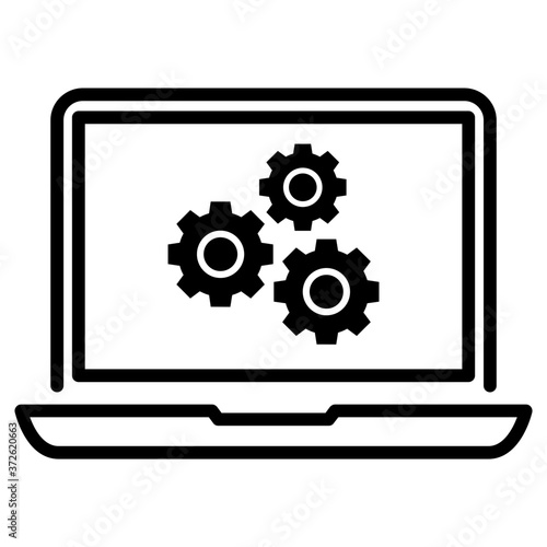 Computer technic icon