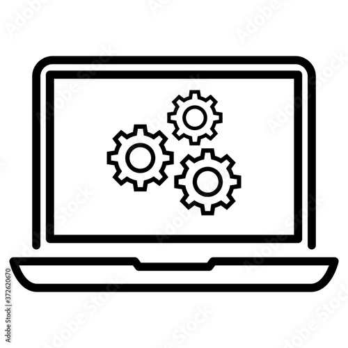 Computer technic icon