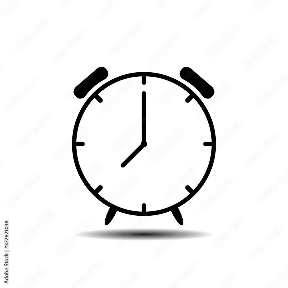 Isolated clock and alarm clock vector icon. Simple watch icon. EPS 10. Isolated clock and alarm clock vector icon. Simple watch icon. EPS 10.