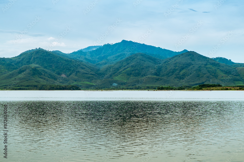 Mountains, clouds, mist,dam,beautiful skies and water bodies in nature give a feeling of relaxation and refreshment.