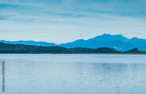 Mountains, clouds, mist,dam,beautiful skies and water bodies in nature give a feeling of relaxation and refreshment.