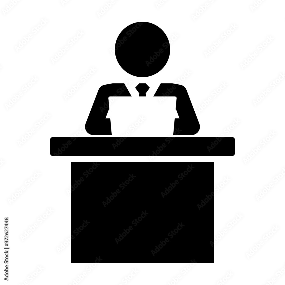 Working illustration icon Working illustration icon