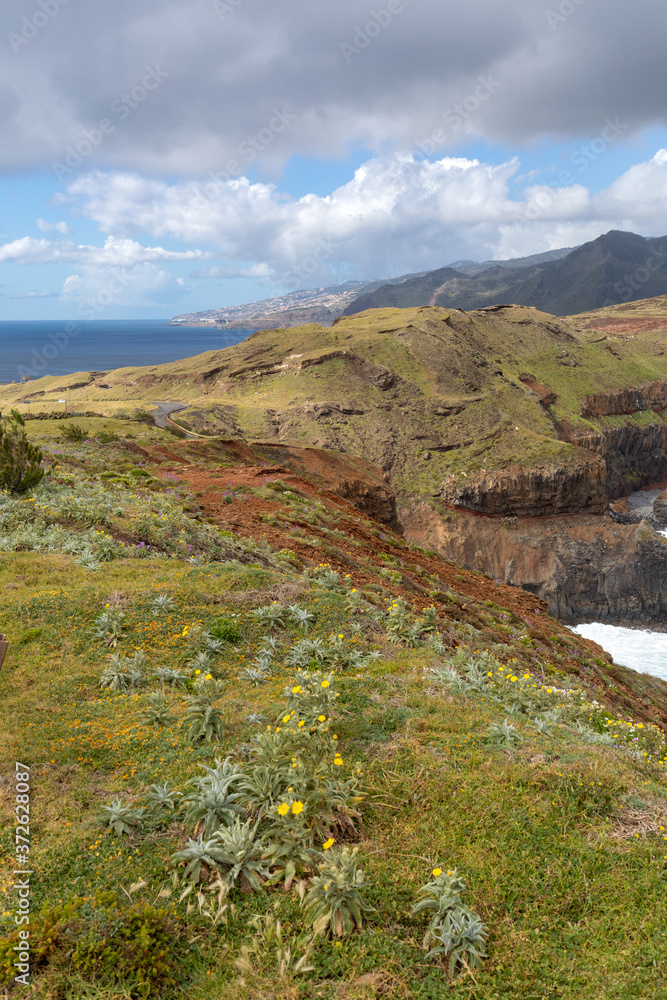 Beautiful landscape at the Ponta de Sao Lourenco, the eastern part of Madeira, Portugal Beautiful landscape at the Ponta de Sao Lourenco, the eastern part of Madeira, Portugal