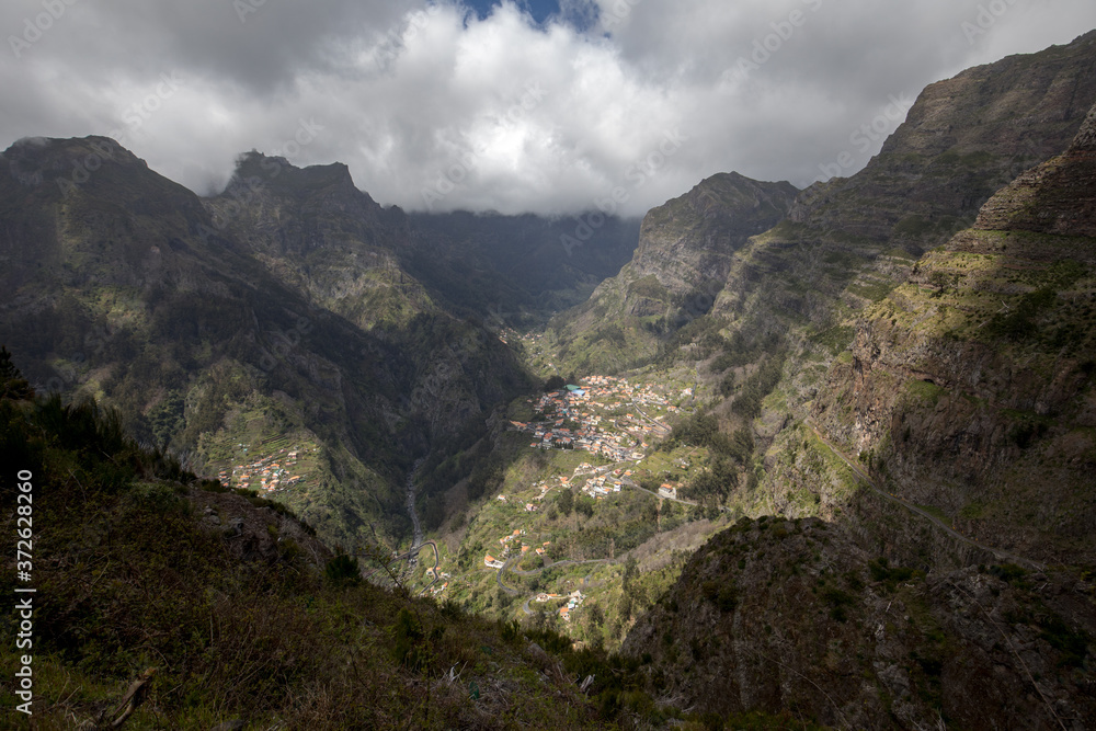 Valley of the Nuns, Curral das Freiras on Madeira Island, Portugal