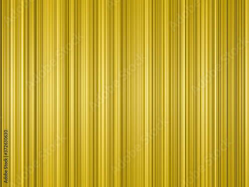 3D rendering abstract golden neon vertical line background