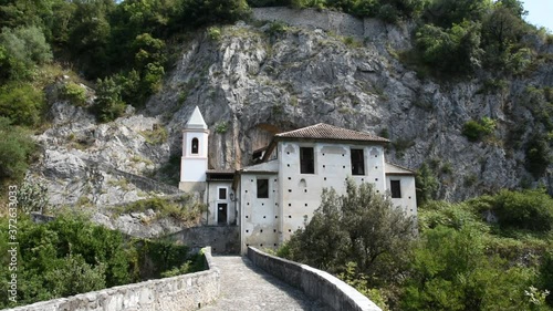 A country church dedicated to the Virgin Mary in the town of Papasidero, in the region of Calabria, Italy.
 photo