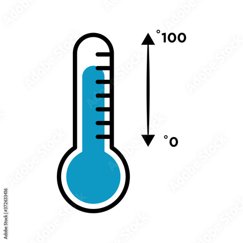 Thermometer vector icon