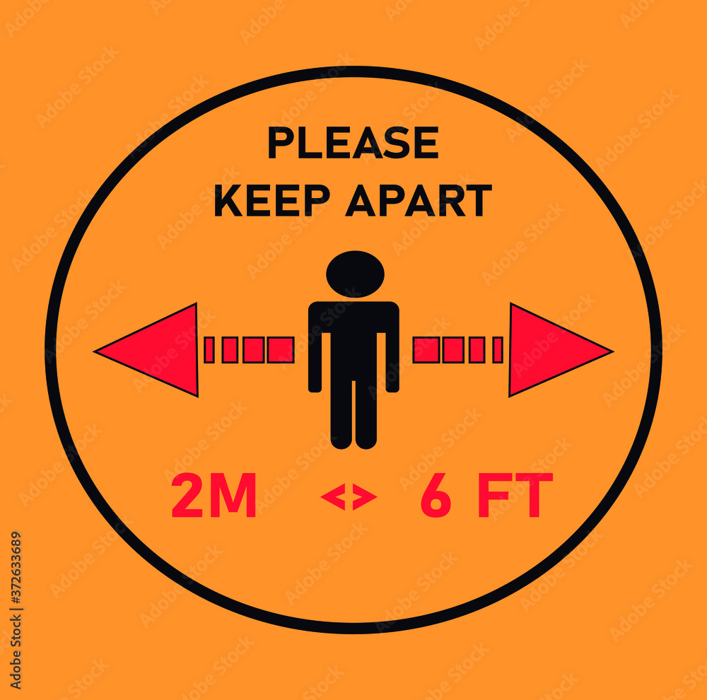 Social Distancing Instruction Vector .Please Keep 2 M or 6 FT Apart. Prevention of Coronavirus Covid-19.Banner,Poster Template. Social Distancing Instruction Vector .Please Keep 2 M or 6 FT Apart. Prevention of Coronavirus Covid-19.Banner,Poster Template.