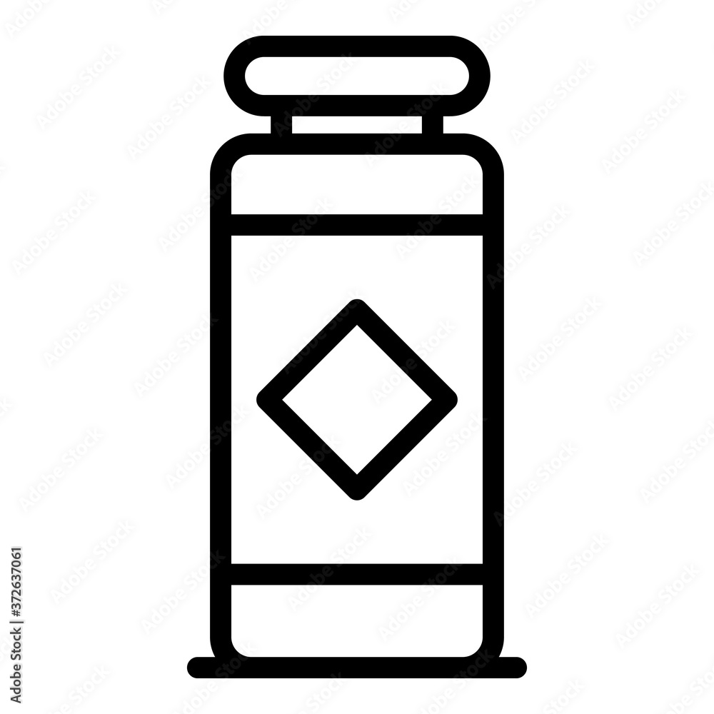 Spices jar icon. Outline spices jar vector icon for web design isolated on white background Spices jar icon. Outline spices jar vector icon for web design isolated on white background