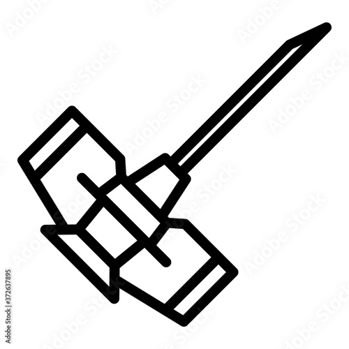 Cannula icon. Outline cannula vector icon for web design isolated on white background