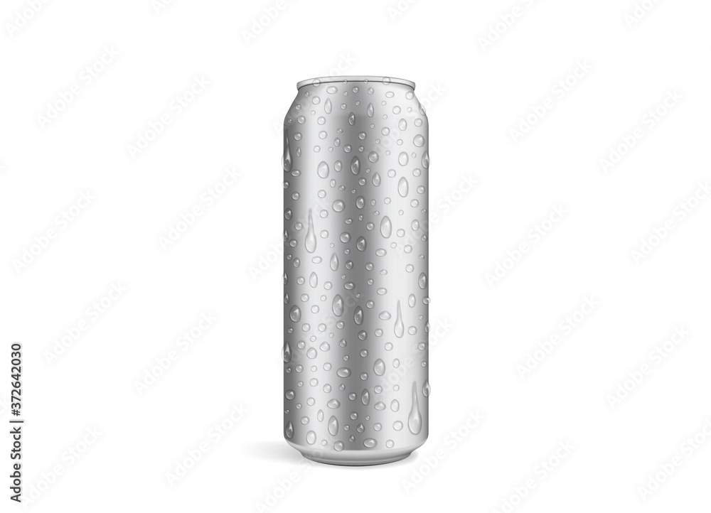 beer can with drops isolated on white background mock up beer can with drops isolated on white background mock up