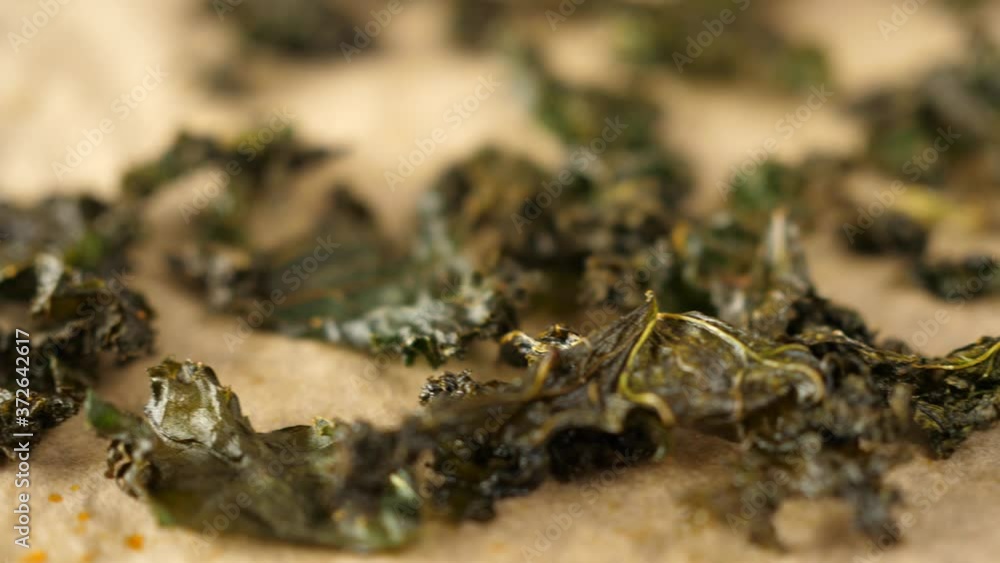 baked curly kale chips crispy dry dried leaves healthy trendy snack baked curly kale chips crispy dry dried leaves healthy trendy snack