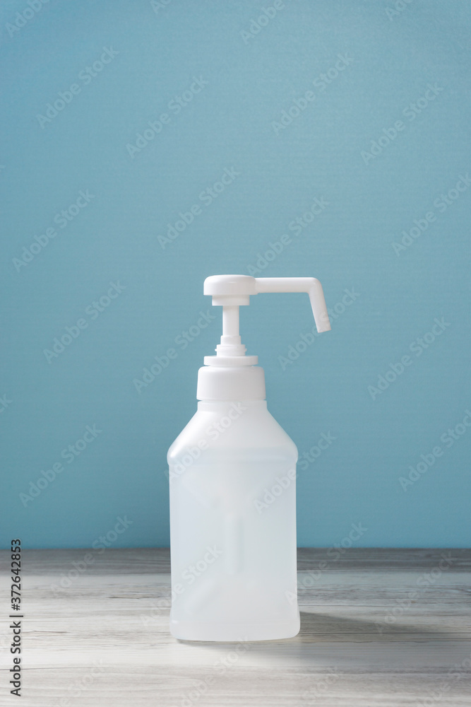 Alcohol disinfection bottle. アルコール消毒のボトル Alcohol disinfection bottle. アルコール消毒のボトル