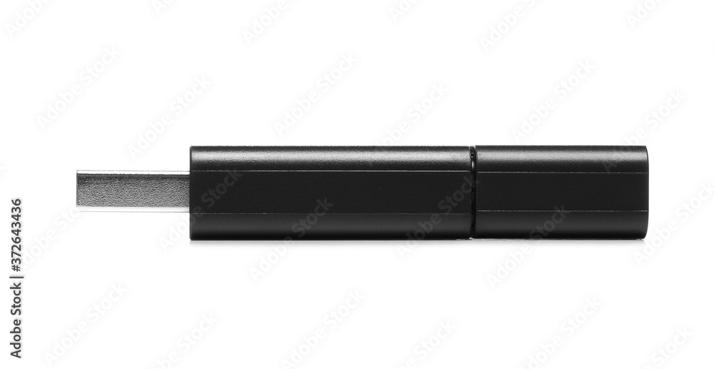 USB stick, flash drive storage isolated on white background USB stick, flash drive storage isolated on white background